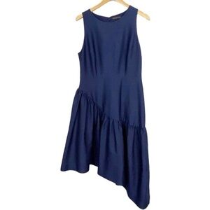 ABBEY GLASS Asymmetrical Maxi Midi Dress